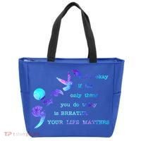 Your Life Matters Suicide Prevention Awareness Tote Bag thumb 0