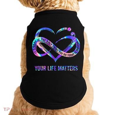 Your Life Matters Suicide Prevention Awareness Doggie Tank