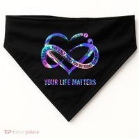 Your Life Matters Suicide Prevention Awareness USA-Made Doggie Bandana thumb 0