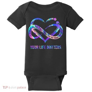 Your Life Matters Suicide Prevention Awareness Baby Bodysuit