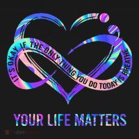 Your Life Matters Suicide Prevention Awareness Kids Sweatshirt thumb 2