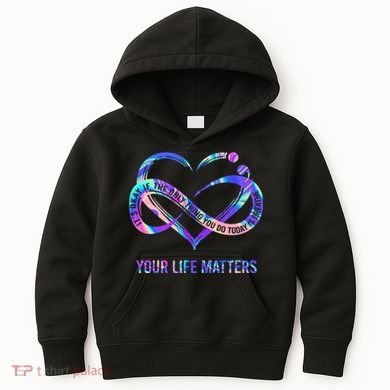 Your Life Matters Suicide Prevention Awareness Kids Hoodie