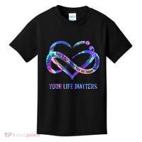 Your Life Matters Suicide Prevention Awareness Kids T-Shirt thumb 0