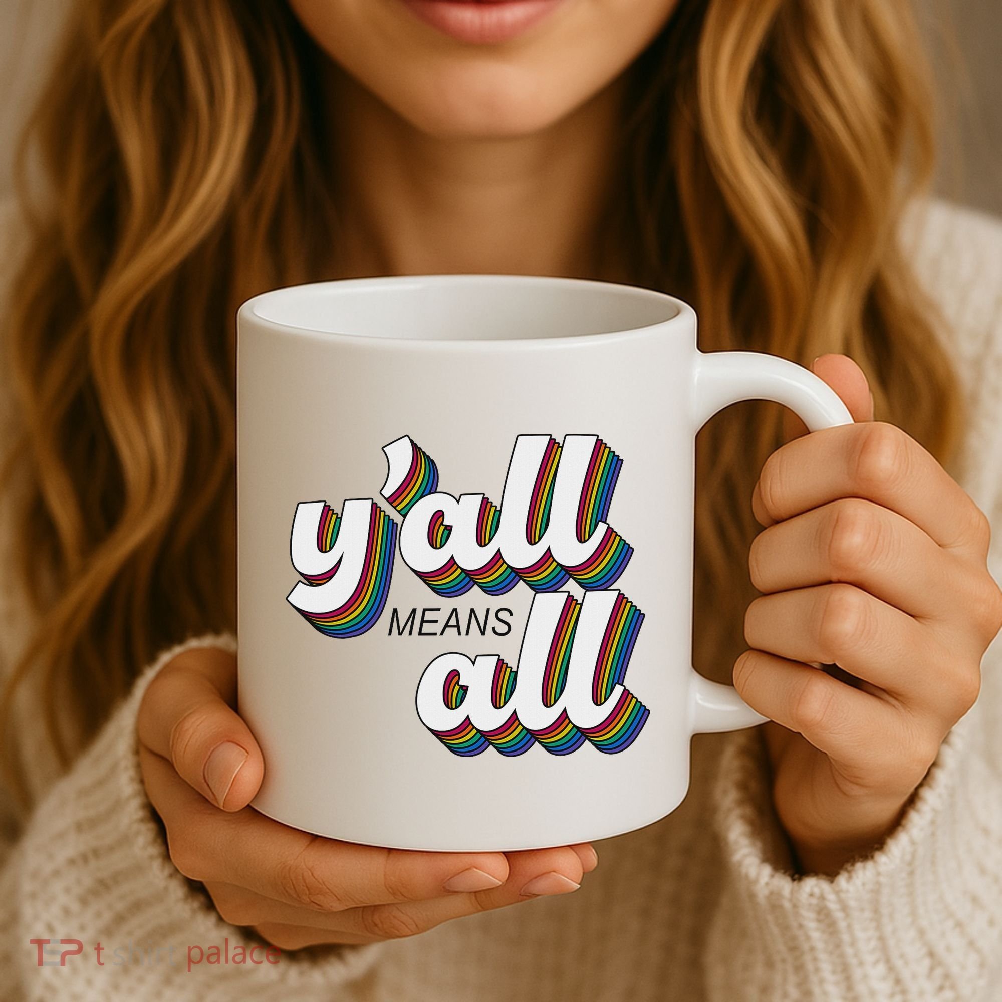 Y'all Lgbtq Month Means All Coffee Mug