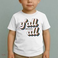 Y'all Lgbtq Month Means All Toddler T-Shirt thumb 2