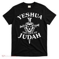 Yeshua Lion Of Judah Bible Verse Christian Faith Religious T-Shirt thumb 0