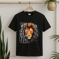 Yeshua Lion Of Judah Fear Bible Christian Religious T-Shirt thumb 2