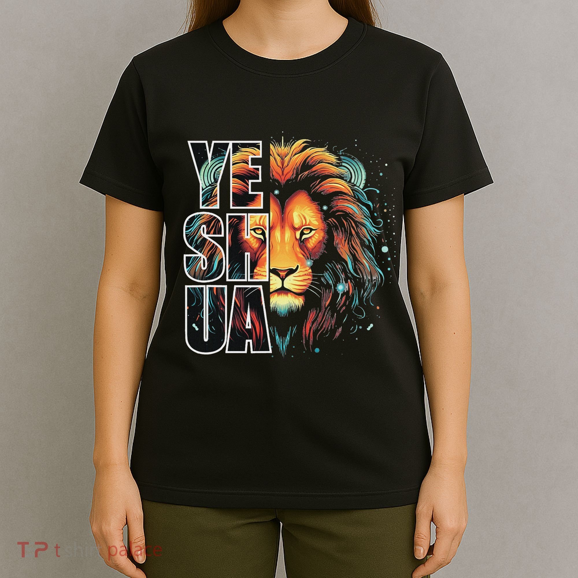 Yeshua Lion Of Judah Fear Bible Christian Religious T-Shirt