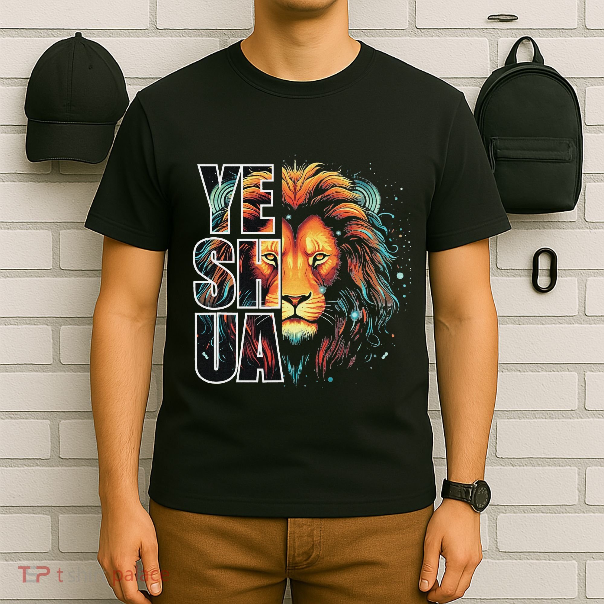 Yeshua Lion Of Judah Fear Bible Christian Religious T-Shirt