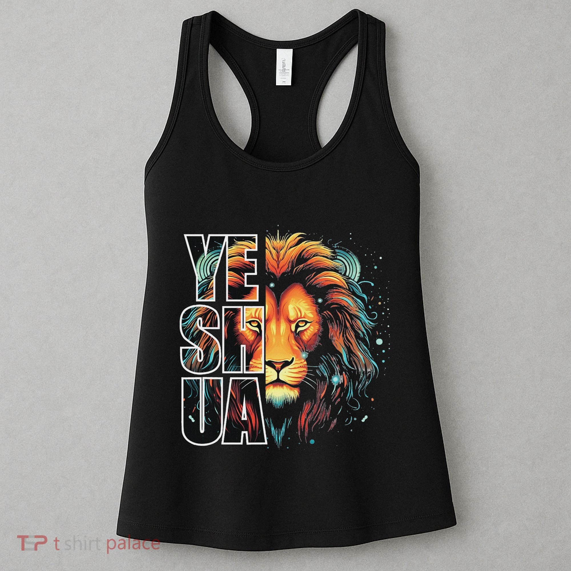 Yeshua Lion Of Judah Fear Bible Christian Religious Women's Tank Top
