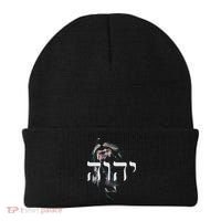 YHWH Lion of Judah - Yahweh in Hebrew Beanie thumb 0