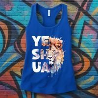 Yeshua Lion Of Judah Fear Not Bible Christian Religious Gift Women's Tank Top thumb 3