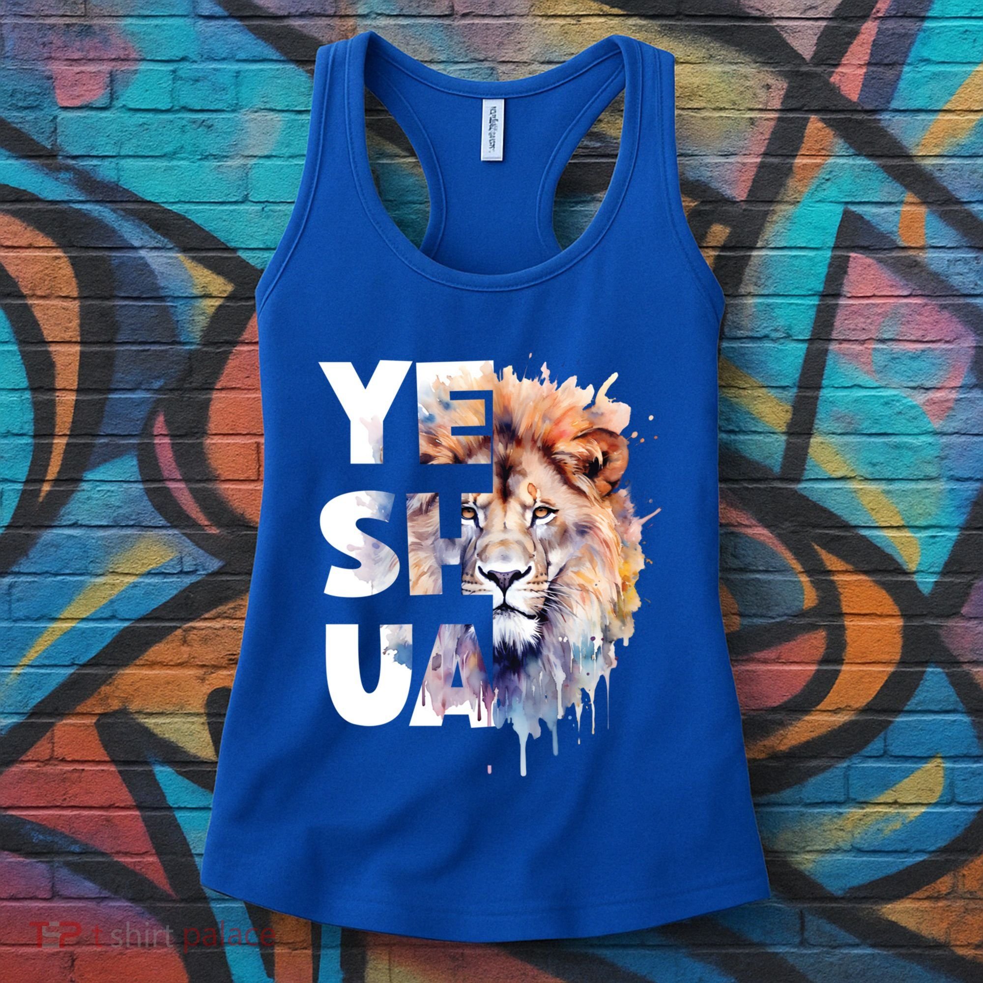 Yeshua Lion Of Judah Fear Not Bible Christian Religious Gift Women's Tank Top
