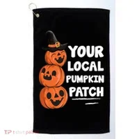 Your Local Pumpkin Patch Halloween Golf Towel thumb 0