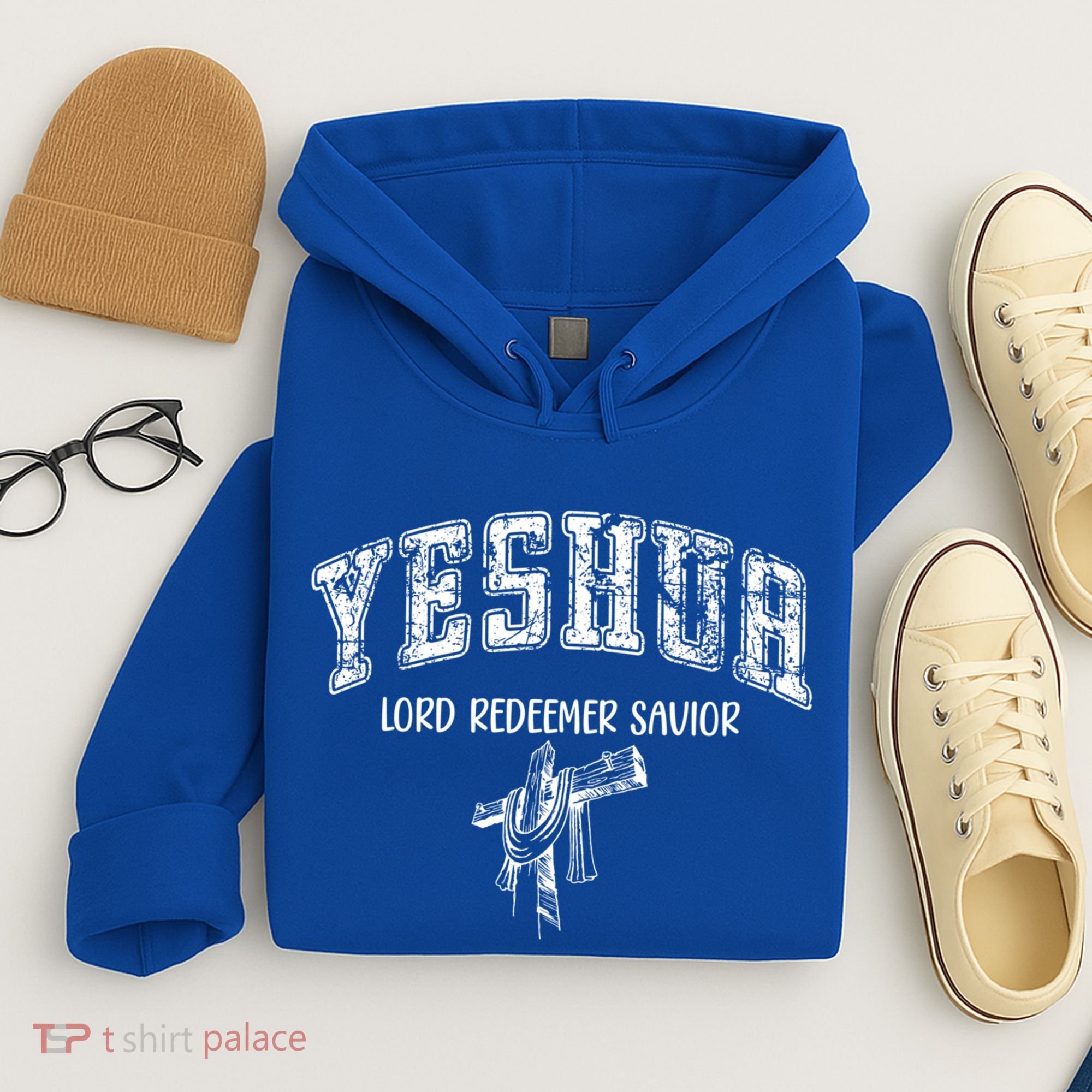 Yeshua Lord Redeemer Savior Christian Faith Savior Gift Hoodie