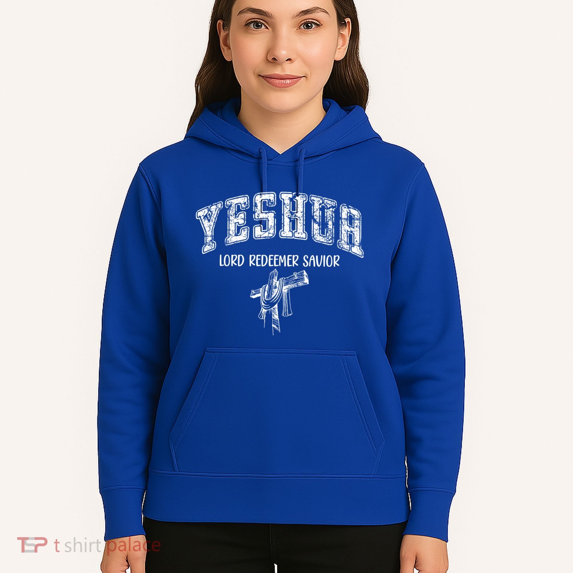 Yeshua Lord Redeemer Savior Christian Faith Savior Gift Hoodie