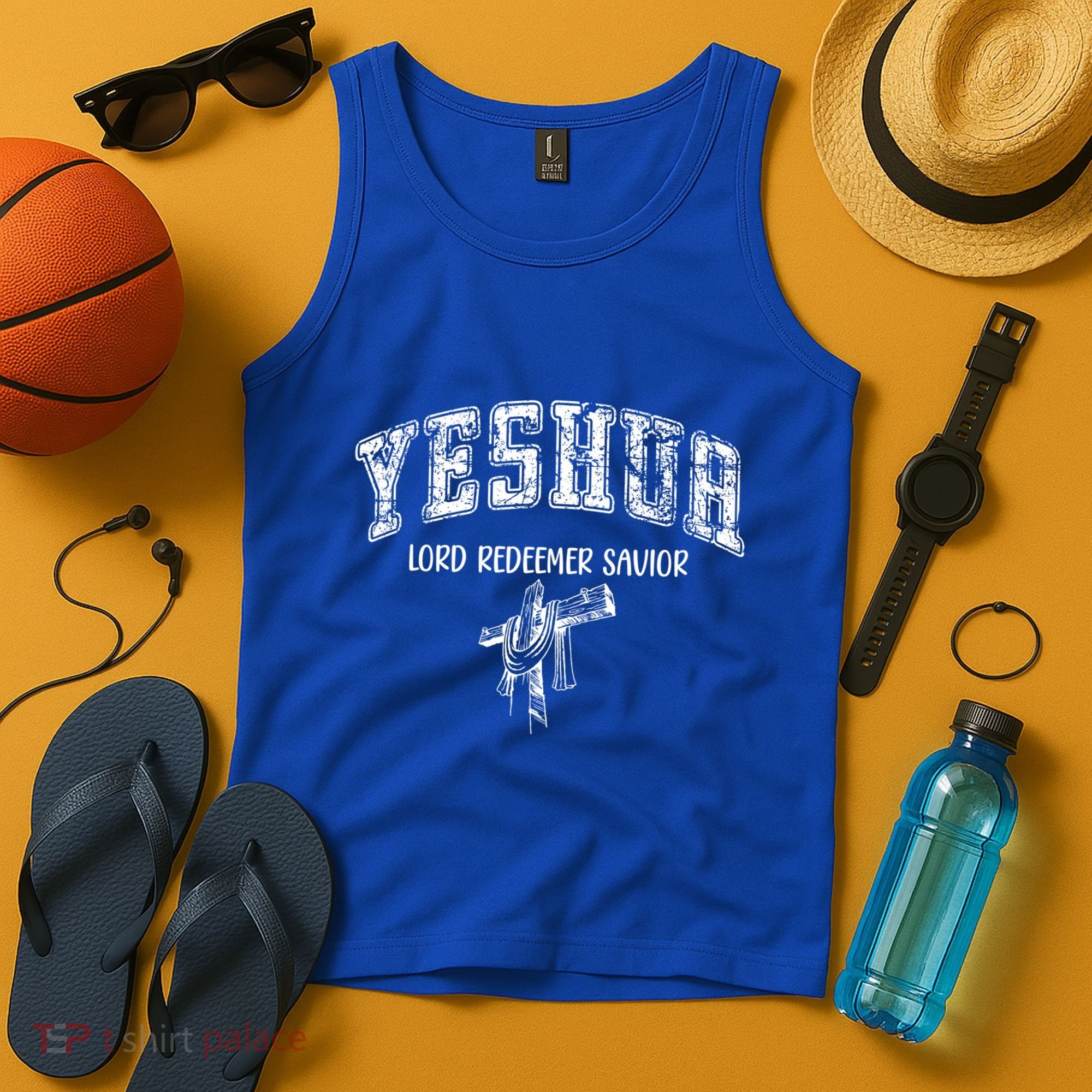 Yeshua Lord Redeemer Savior Christian Faith Savior Gift Tank Top