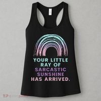 Your Little Ray Of Sarcastic Sunshine Has Arrived Women's Tank Top thumb 3