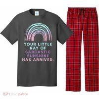 Your Little Ray Of Sarcastic Sunshine Has Arrived Pajama Set thumb 0