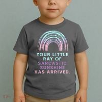 Your Little Ray Of Sarcastic Sunshine Has Arrived Toddler T-Shirt thumb 2