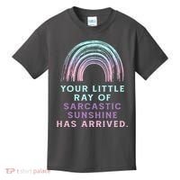 Your Little Ray Of Sarcastic Sunshine Has Arrived Kids T-Shirt thumb 0