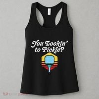 You Lookin To Pickle Pickleball Retro 80s Fit2serve Women's Tank Top thumb 3