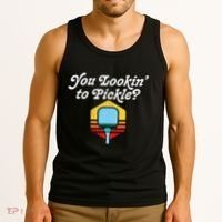 You Lookin To Pickle Pickleball Retro 80s Fit2serve Tank Top thumb 3