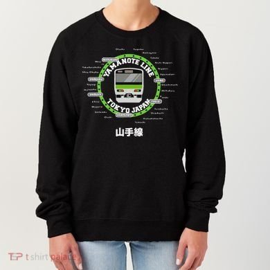 Yamanote Line Tokyo Commuter Loop Line Women's Sweatshirt