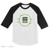 Yamanote Line Tokyo Commuter Loop Line Kids Colorblock Raglan Jersey thumb 0