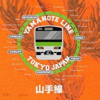 Yamanote Line Tokyo Commuter Loop Line Kati Licensed 12" Camo Cuffed Beanie thumb 2