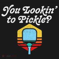You Lookin To Pickle Pickleball Retro 80s Toddler Hoodie thumb 2