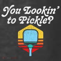 You Lookin To Pickle Pickleball Retro 80s T-Shirt thumb 5
