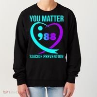 You Matter 988 Suicide Prevention Awareneess Women's Sweatshirt thumb 0