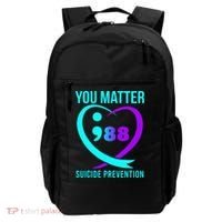 You Matter 988 Suicide Prevention Awareneess Backpack thumb 0