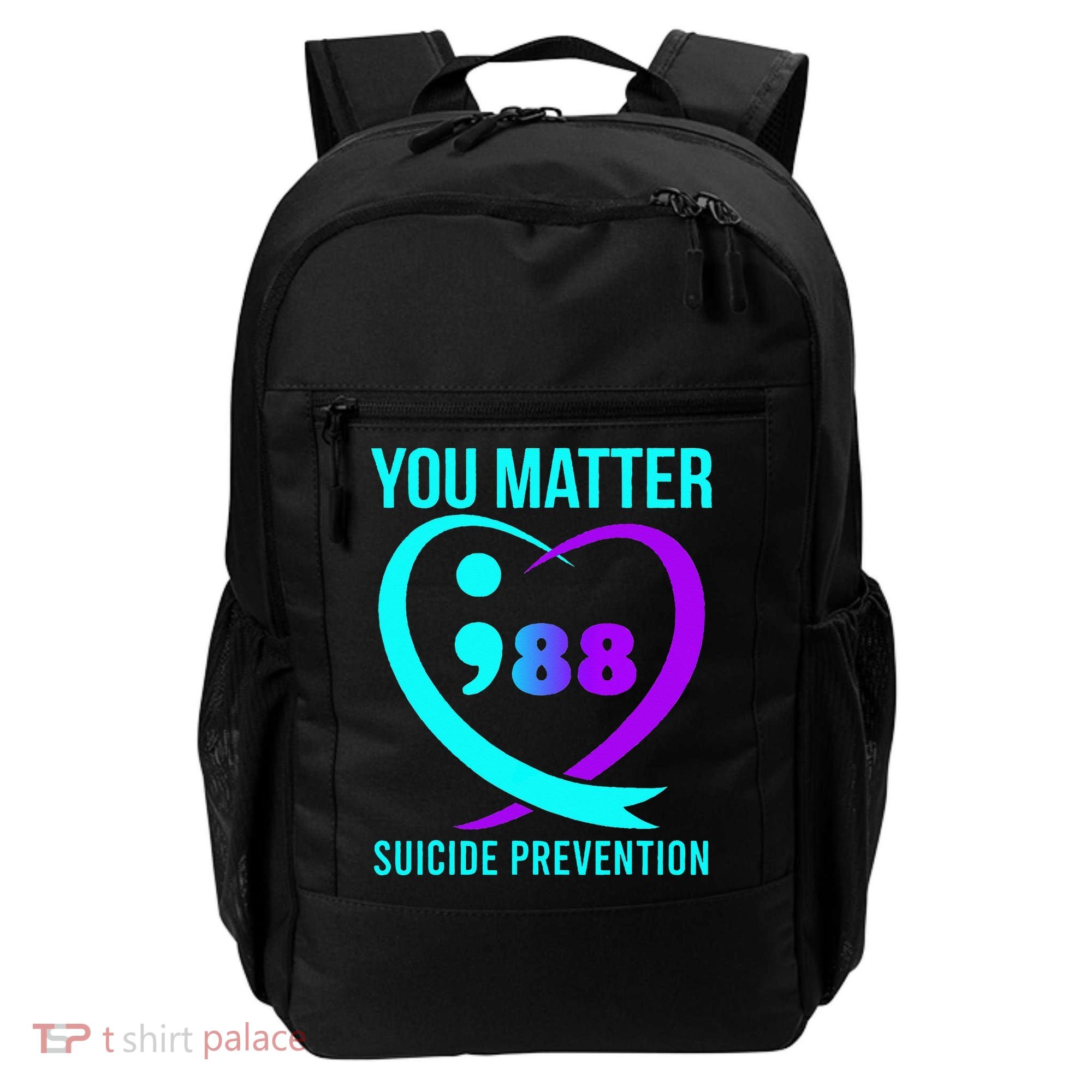 You Matter 988 Suicide Prevention Awareneess Backpack