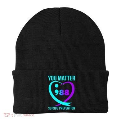 You Matter 988 Suicide Prevention Awareneess Beanie