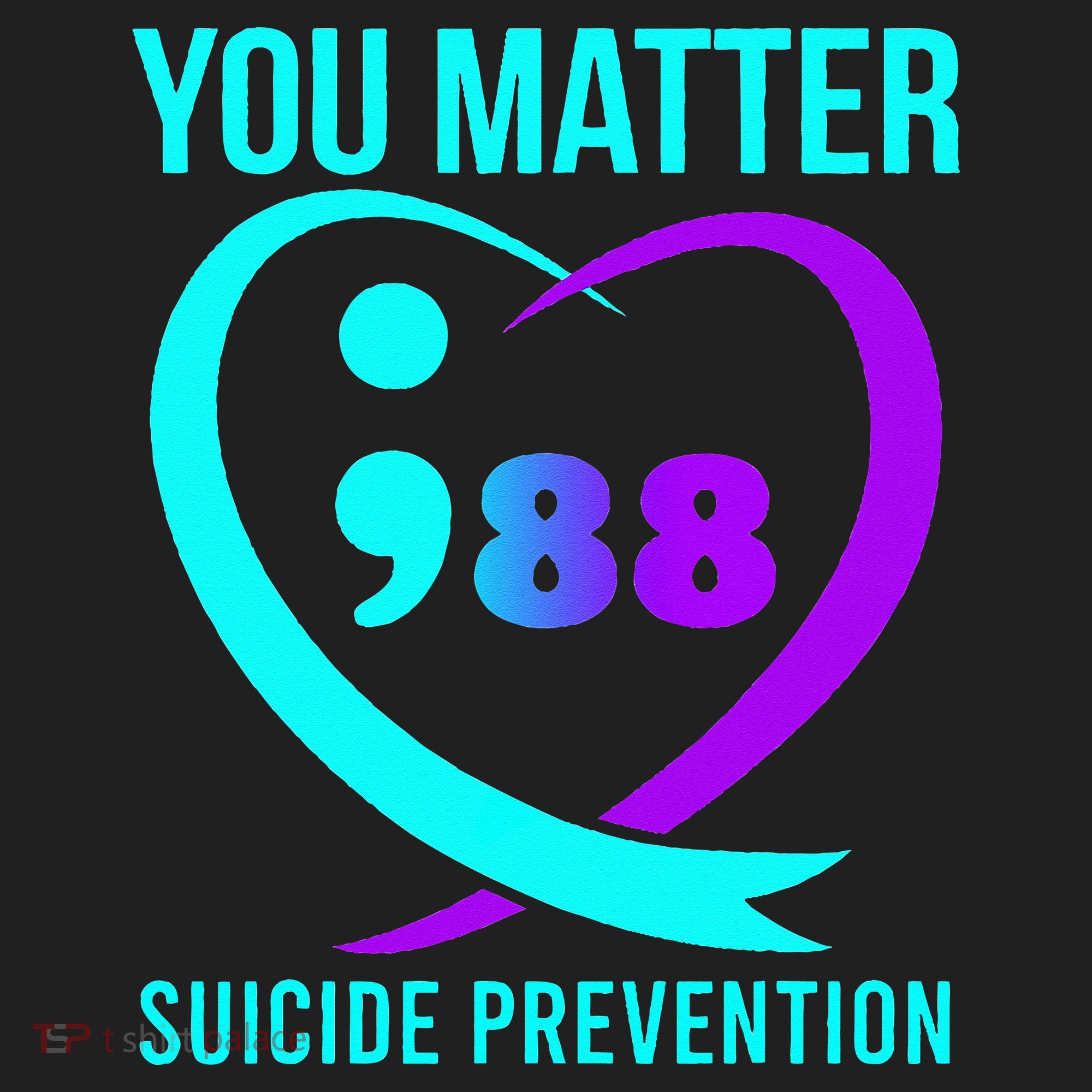 You Matter 988 Suicide Prevention Awareneess Beanie