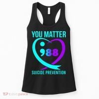 You Matter 988 Suicide Prevention Awareneess Women's Tank Top thumb 0
