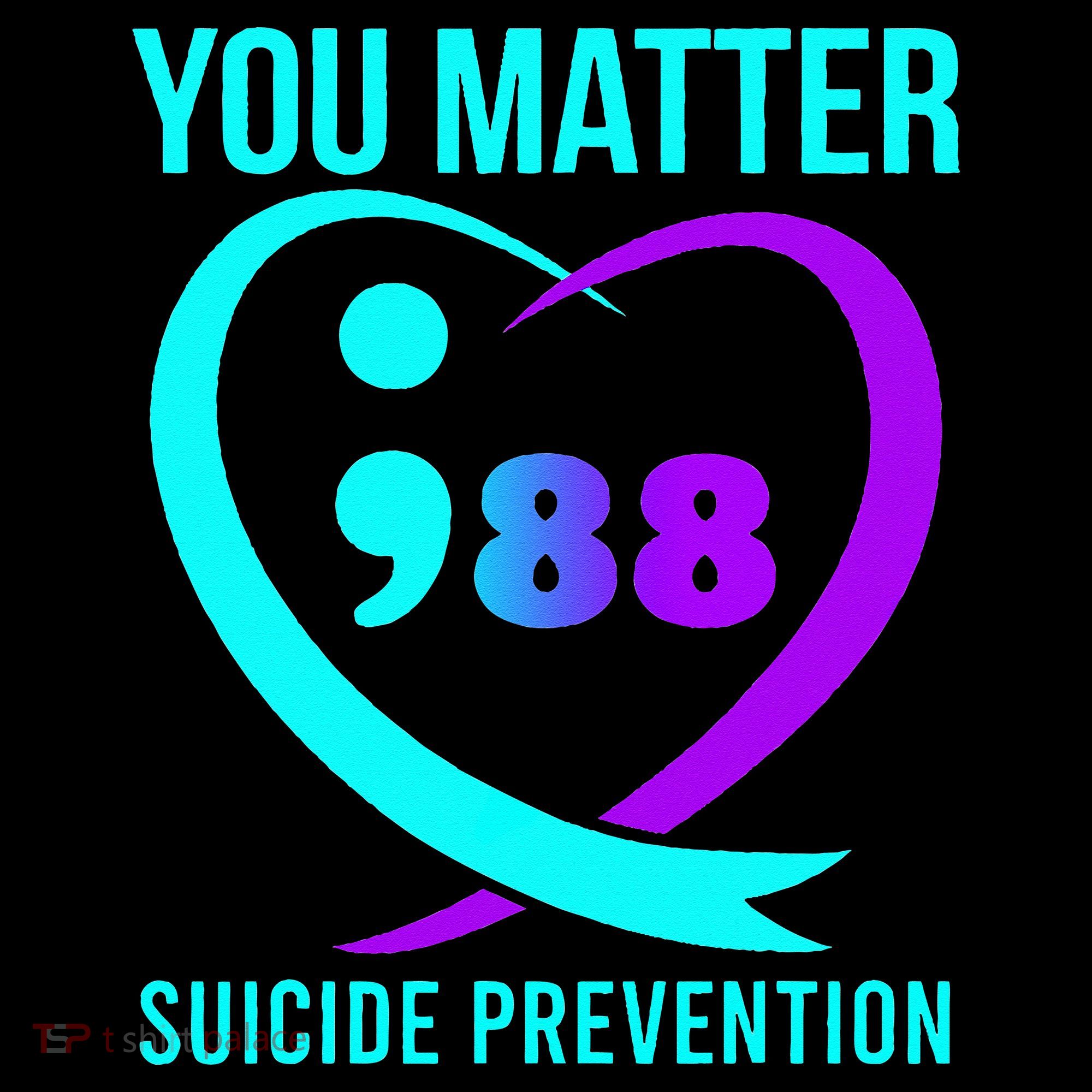 You Matter 988 Suicide Prevention Awareneess Women's Tank Top