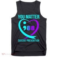 You Matter 988 Suicide Prevention Awareneess Tank Top thumb 0