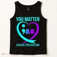 You Matter 988 Suicide Prevention Awareneess Tank Top thumb 2