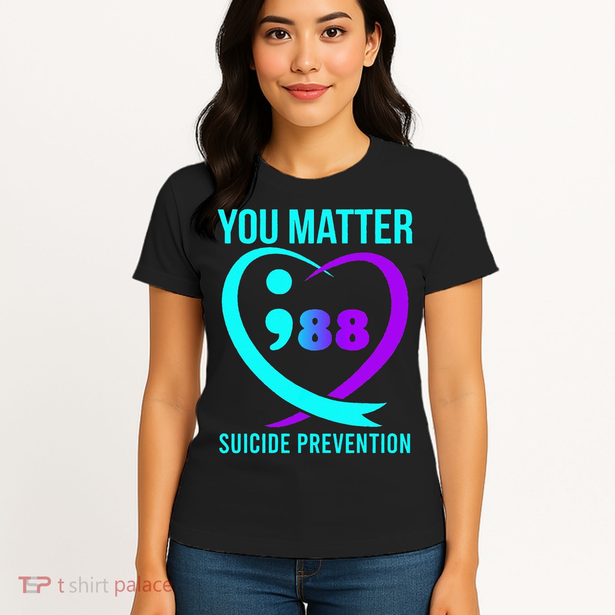 You Matter 988 Suicide Prevention Awareneess Women's T-Shirt