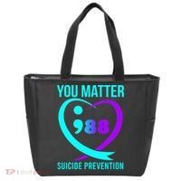You Matter 988 Suicide Prevention Awareneess Tote Bag thumb 0
