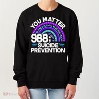 You Matter 988 Semicolon Suicide Prevention Women's Sweatshirt thumb 0