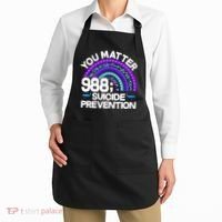 You Matter 988 Semicolon Suicide Prevention Apron thumb 2