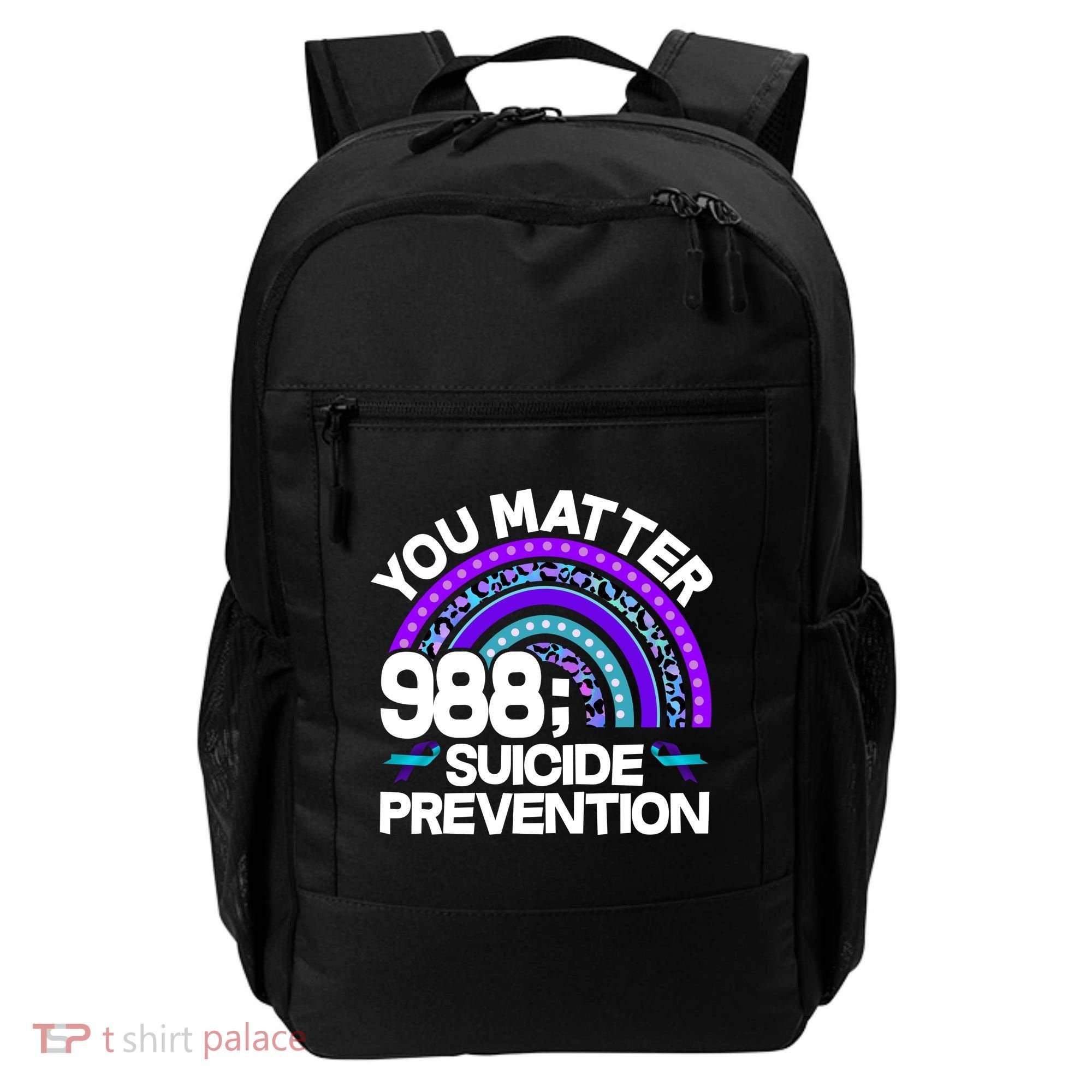 You Matter 988 Semicolon Suicide Prevention Backpack