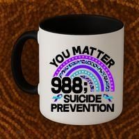 You Matter 988 Semicolon Suicide Prevention Coffee Mug thumb 2