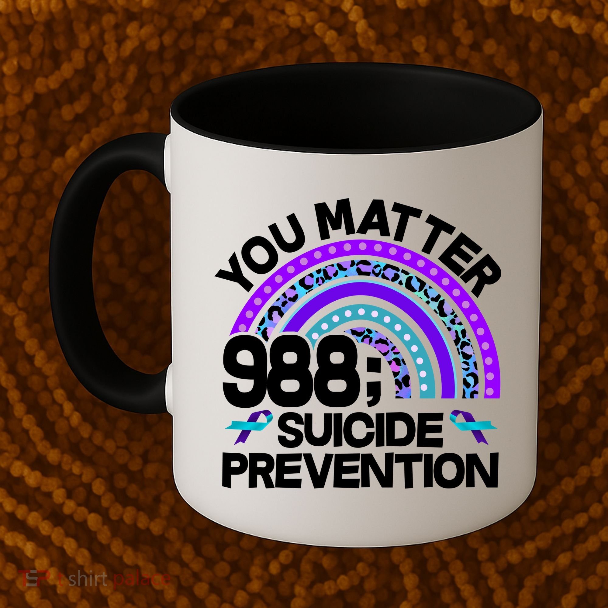 You Matter 988 Semicolon Suicide Prevention Coffee Mug
