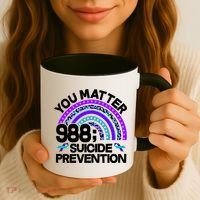 You Matter 988 Semicolon Suicide Prevention Coffee Mug thumb 3