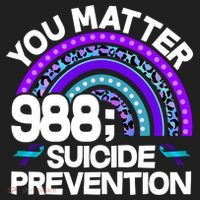 You Matter 988 Semicolon Suicide Prevention Beanie thumb 2